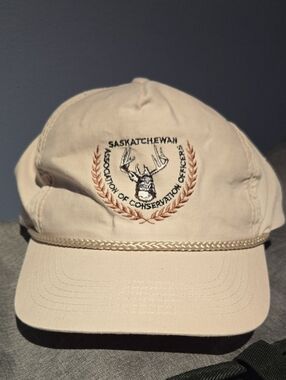 Saskatchewan Conservation Officers Embroidered Deer Cap - Beige